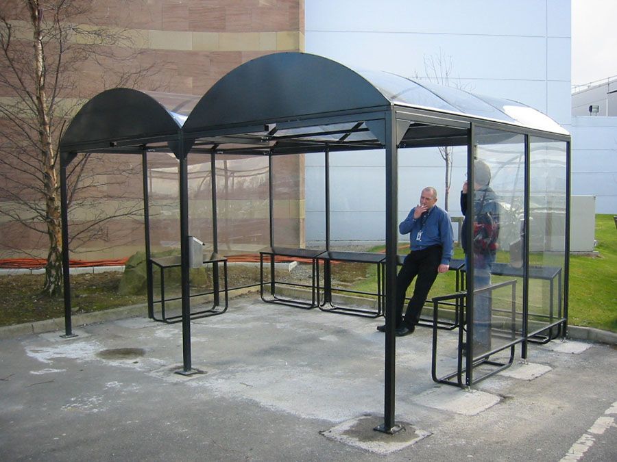 Aluminum Smoking Shelters